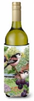 Carolines Treasures  ASA2115LITERK Long Tailed Tits Wine Bottle Hugger