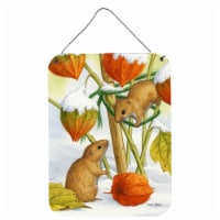 Carolines Treasures  ASA2029DS1216 Harvest Mice Wall or Door Hanging Prints
