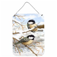 Carolines Treasures  ASA2065DS1216 Coal Tits Wall or Door Hanging Prints