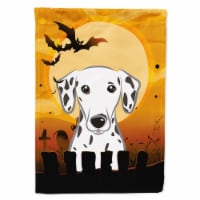 Carolines Treasures  BB1768CHF Halloween Dalmatian Flag Canvas House Size