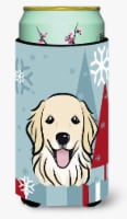Carolines Treasures  BB1701TBC Winter Holiday Golden Retriever Tall Boy Hugger
