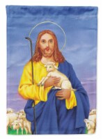 Carolines Treasures AAH8215GF Jesus the Good Shepherd Holding a Lamb Flag Size