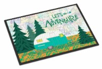 Carolines Treasures VHA3003JMAT Let's Adventure Glamping Trailer Doormat 24x36
