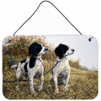 Two Springer Spaniels by Michael Herring Wall or Door Hanging Prints