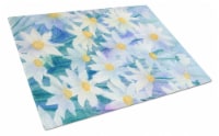 Carolines Treasures IBD0255LCB Light and Airy Daisies Glass Cutting Board Large