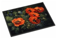 Carolines Treasures  BDBA0007MAT Poppies by Daphne Baxter Indoor or Outdoor Mat