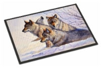 Carolines Treasures  FMF0007MAT Wolves by Mollie Field Indoor or Outdoor Mat 18x