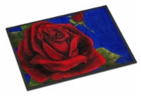 Carolines Treasures TMTR0226MAT Rose by Malenda Trick Doormat 18x27