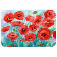 Carolines Treasures  Poppies Mouse Pad- Hot Pad or Trivet