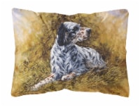 English Setter by Michael Herring Canvas Fabric Decorative Pillow