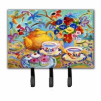 Carolines Treasures HWH0011TH68 Teal Tea by Wendy Hoile Leash or Key Holder