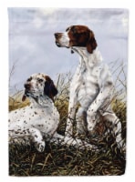 Carolines Treasures HMHE0011CHF English Pointer by Michael Herring House Flag