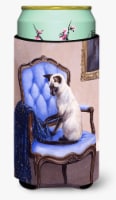 Carolines Treasures  BDBA0273TBC On The Chair Siamese cat Tall Boy Hugger