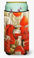 Carolines Treasures  BTBU0174TBC Red Wine Bottles and Glasses Tall Boy Hugger