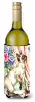 Carolines Treasures  CDCO0036LITERK Siamese cat with Butterfly Wine Bottle Hugge