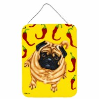 Carolines Treasures  AMB1412DS1216 Pick a Pepper Pug Wall or Door Hanging Prints