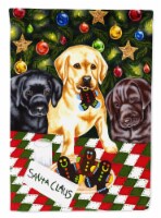 Carolines Treasures AMB1314GF Santa's Helpers in Christmas Stockings Labrador G