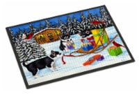 Carolines Treasures AMB1318JMAT Christmas Mush Siberian Husky Doormat 24x36
