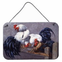 Carolines Treasures  BDBA0208DS812 Roosters Roosting Wall or Door Hanging Prints