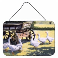 Carolines Treasures  BDBA0234DS812 Geese by Daphne Baxter Wall or Door Hanging P