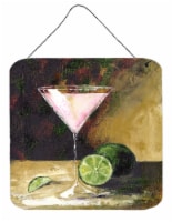 Carolines Treasures  TMTR0034DS66 Lime Martini by Malenda Trick Wall or Door Han