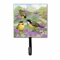 Carolines Treasures ASAD0686SH4 Coal Tits Feeding Time Leash or Key Holder