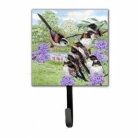 Carolines Treasures ASAD0690SH4 Long Tailed Tits by Sarah Adams Leash or Key Holder