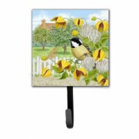 Carolines Treasures ASAD0702SH4 Coal Tits Yellow Flowers Leash or Key Holder
