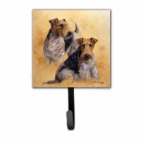 Carolines Treasures HMHE0180SH4 Fox Terriers by Michael Herring Leash or Key Holder