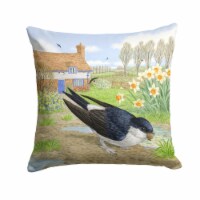 Carolines Treasures ASAD0682PW1414 House Martin by Sarah Adams Fabric Decorativ