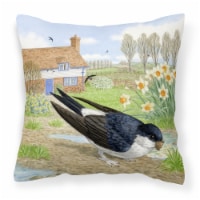 Carolines Treasures ASAD0682PW1818 House Martin by Sarah Adams Fabric Decorativ