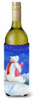 Carolines Treasures  CDCO0488LITERK Polar Bear with Hot Water Bottle Wine Bottle