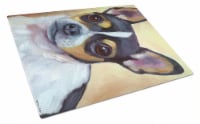 Carolines Treasures 7359LCB Chihuahua Black and Tan Glass Cutting Board Large