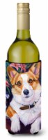 Carolines Treasures  7362LITERK Can I help you Corgi Wine Bottle Hugger