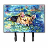Carolines Treasures 7409TH68 Corgi Tuckered Out Leash or Key Holder