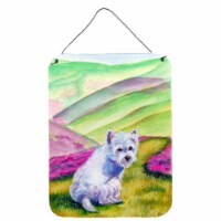 Carolines Treasures  7429DS1216 Westie Long Road Ahead Wall or Door Hanging Prin