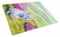 Carolines Treasures  7429LCB Westie Long Road Ahead Glass Cutting Board Large