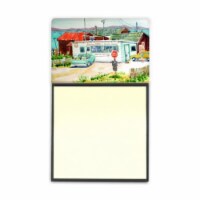Carolines Treasures  Tacoma Beer & Boiled Shrimp Market Sticky Note Holder