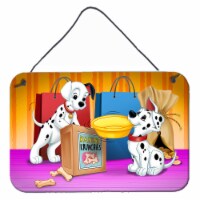 Carolines Treasures  APH9063DS812 Dalmatians Snack Time Wall or Door Hanging Pri