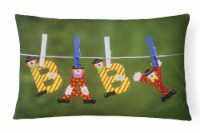 Carolines Treasures APH5091PW1216 New Baby Clown Clothesline Canvas Fabric Deco