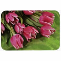 Carolines Treasures Pink Tulips Mouse Pad&#44; Hot Pad or Trivet
