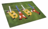 Carolines Treasures  APH5091LCB New Baby Clown Clothesline Glass Cutting Board L