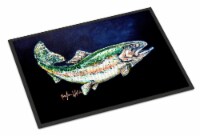 Carolines Treasures  MW1213JMAT Deep Blue Rainbow Trout Indoor or Outdoor Mat 24