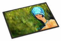 Carolines Treasures MW1237MAT Young Voncile Still in High School Doormat 18x27