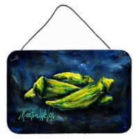 Carolines Treasures  MW1229DS812 Okra Bleu Wall or Door Hanging Prints