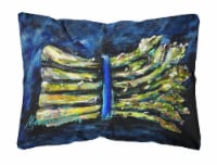 Carolines Treasures  MW1218PW1216 Asperagus Blew Canvas Fabric Decorative Pillow