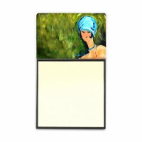Carolines Treasures  Young Voncile Still in High School Sticky Note Holder