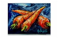 Carolines Treasures  MW1230PLMT Carrots Only Three Needed Fabric Placemat