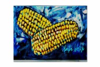 Carolines Treasures  MW1235PLMT Two Corn Please Fabric Placemat
