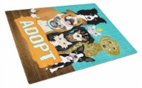 Carolines Treasures  VHA3007LCB Adopt Pets Adoption Glass Cutting Board Large
